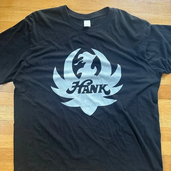 Black Hank Williams Graphic T-Shirt - Picture 3 of 3